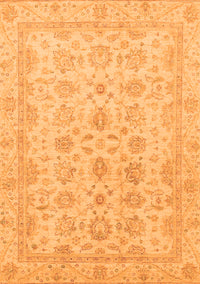 Oriental Orange Traditional Rug, abs3955org