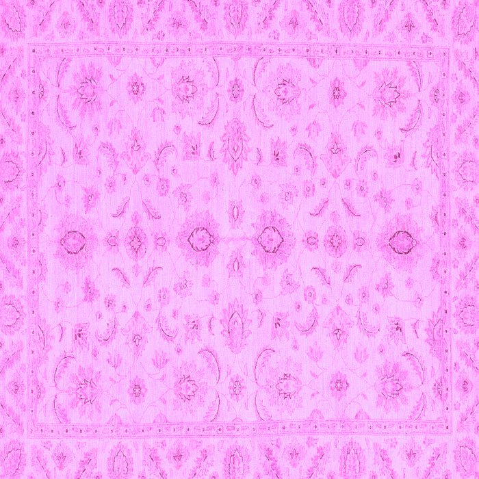 Square Oriental Purple Traditional Rug, abs3956pur