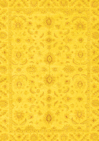 Oriental Yellow Traditional Rug, abs3956yw