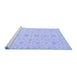 Sideview of Machine Washable Oriental Blue Traditional Rug, wshabs3956blu