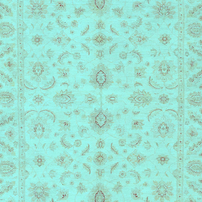 Oriental Light Blue Traditional Rug, abs3956lblu