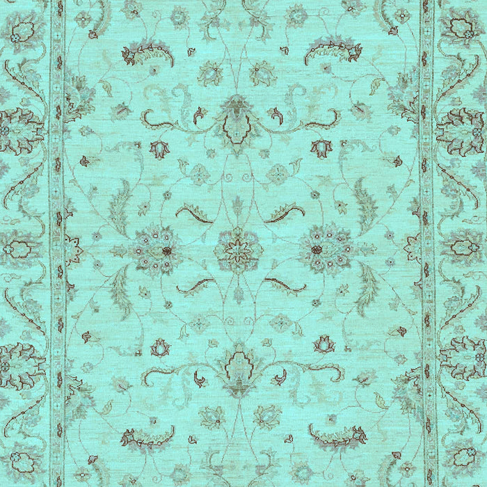Oriental Light Blue Traditional Rug, abs3957lblu