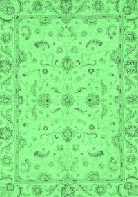 Oriental Emerald Green Traditional Rug, abs3957emgrn