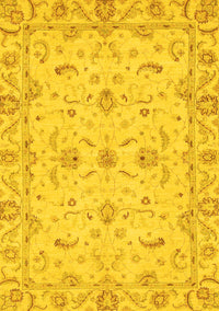 Oriental Yellow Traditional Rug, abs3957yw