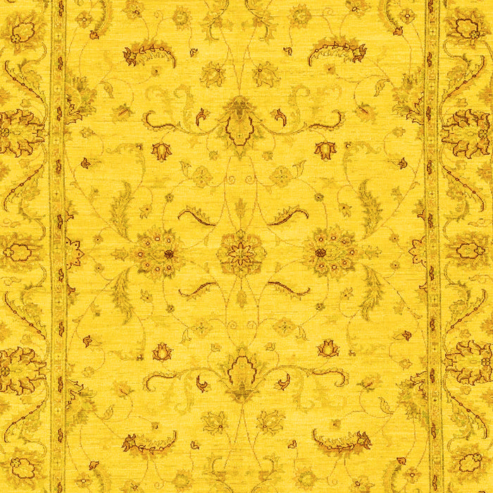 Oriental Yellow Traditional Rug, abs3957yw