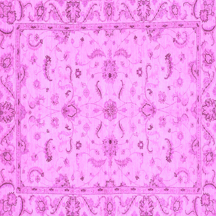 Square Oriental Purple Traditional Rug, abs3957pur