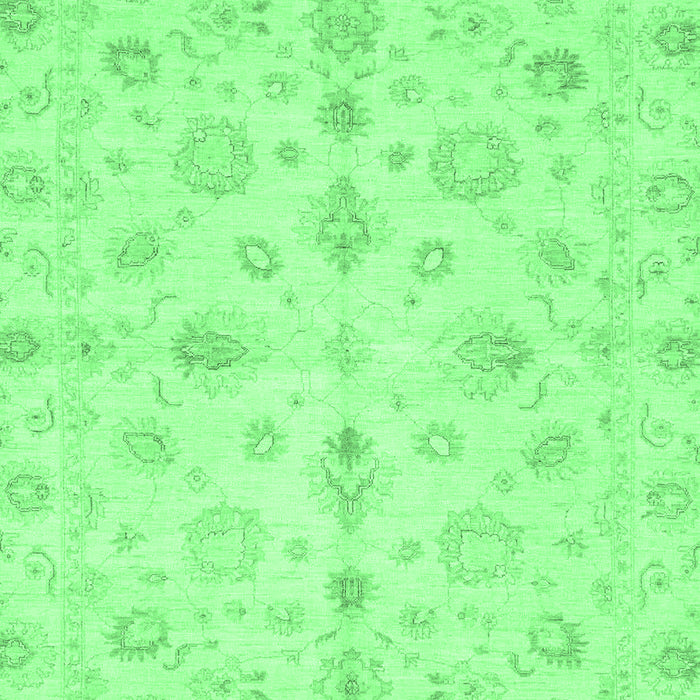Oriental Emerald Green Traditional Rug, abs3958emgrn