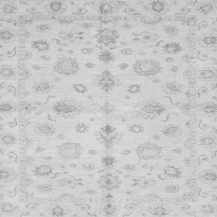 Square Oriental Gray Traditional Rug, abs3958gry