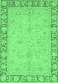 Oriental Emerald Green Traditional Rug, abs3959emgrn