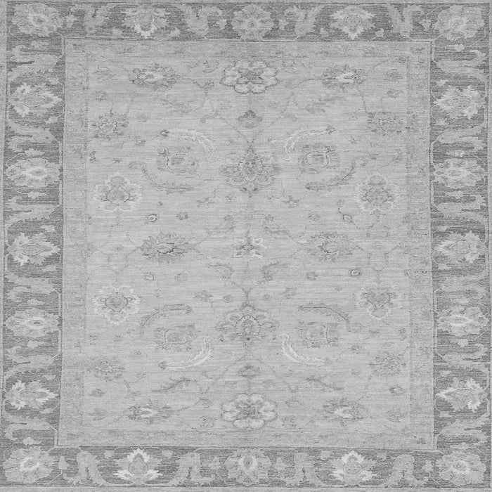 Square Oriental Gray Traditional Rug, abs3959gry