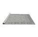 Sideview of Machine Washable Oriental Gray Traditional Rug, wshabs3959gry