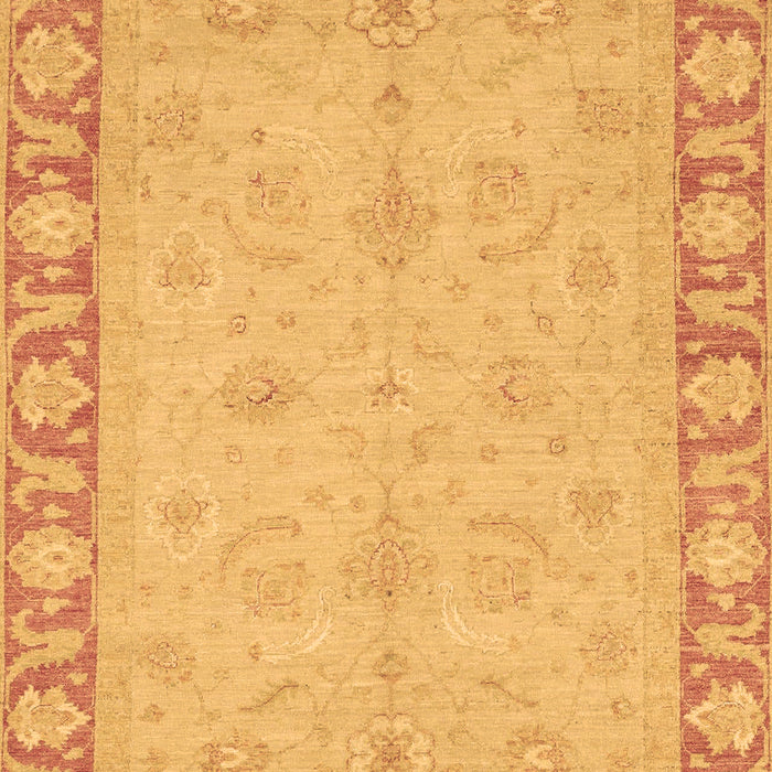 Machine Washable Oriental Brown Traditional Rug, wshabs3959brn