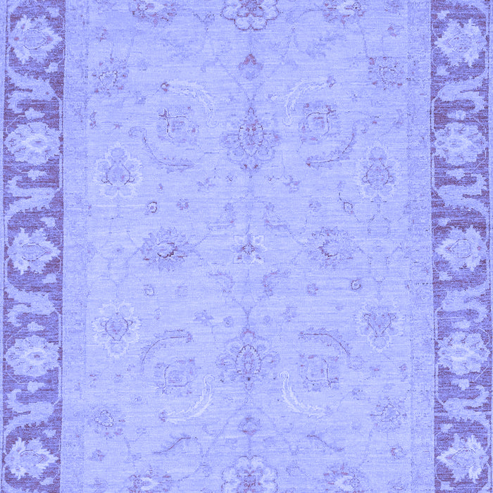 Machine Washable Oriental Blue Traditional Rug, wshabs3959blu