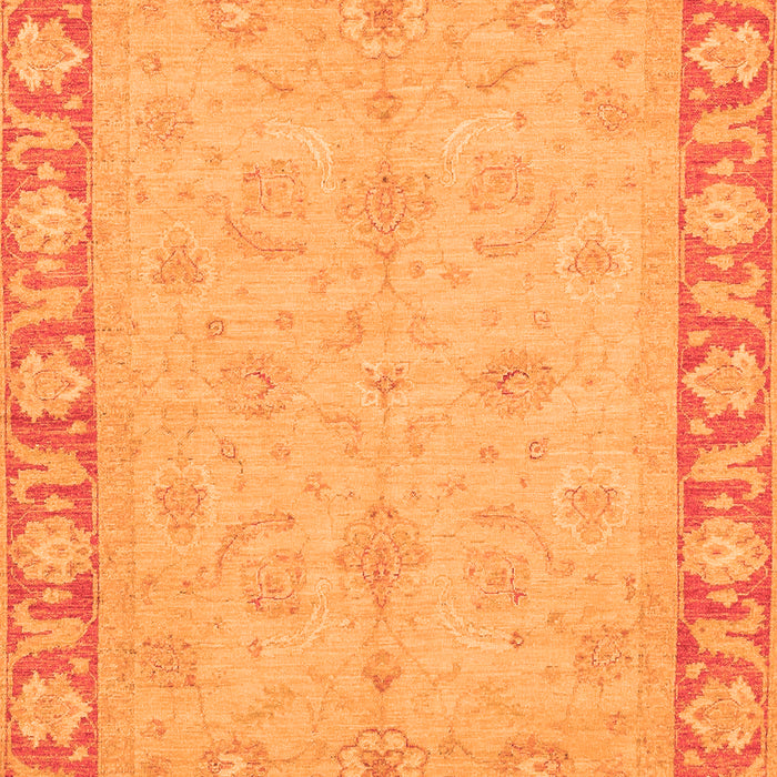 Machine Washable Oriental Orange Traditional Area Rugs, wshabs3959org