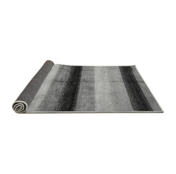 Sideview of Abstract Gray Modern Rug, abs395gry