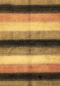 Abstract Brown Modern Rug, abs395brn