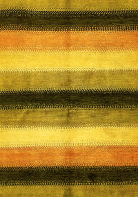 Abstract Yellow Modern Rug, abs395yw