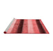 Modern Red Washable Rugs