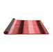 Abstract Red Modern Area Rugs