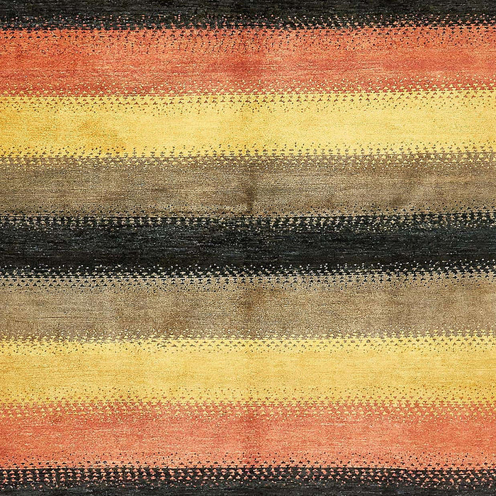 Abstract Yellow Modern Rug, abs395