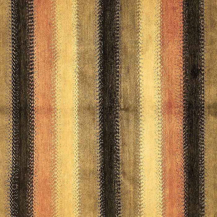 Square Machine Washable Abstract Brown Modern Rug, wshabs395brn