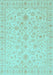 Oriental Light Blue Traditional Rug, abs3960lblu