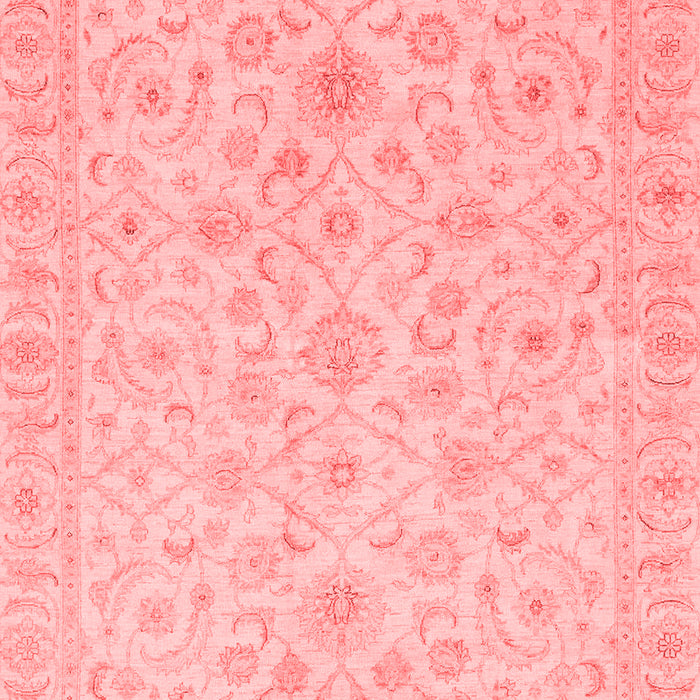 Machine Washable Oriental Red Traditional Rug, wshabs3960red