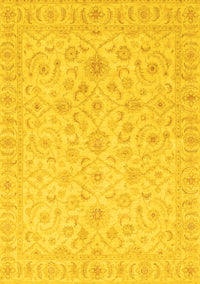 Oriental Yellow Traditional Rug, abs3960yw