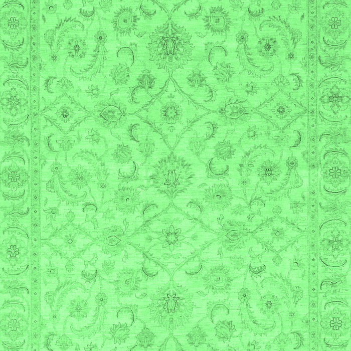 Oriental Emerald Green Traditional Rug, abs3960emgrn