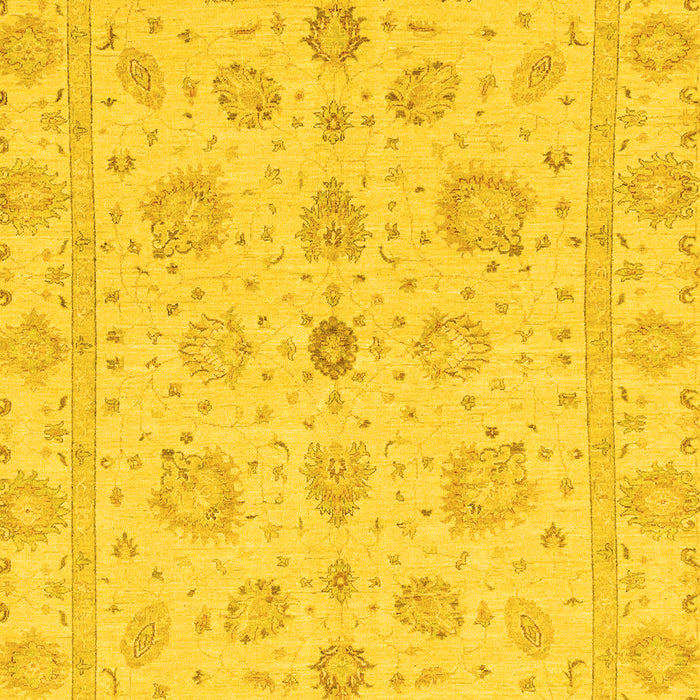 Oriental Yellow Traditional Rug, abs3961yw