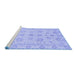 Sideview of Machine Washable Oriental Blue Traditional Rug, wshabs3961blu