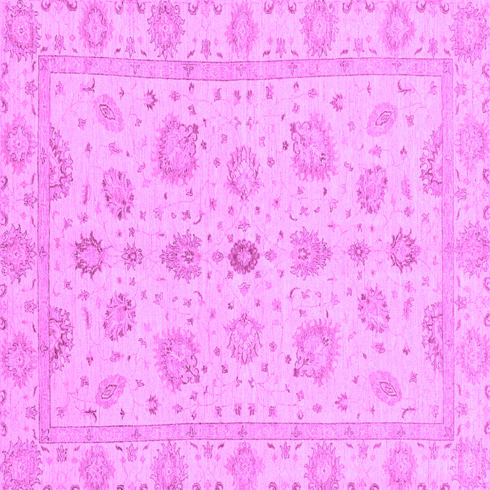 Square Oriental Purple Traditional Rug, abs3961pur