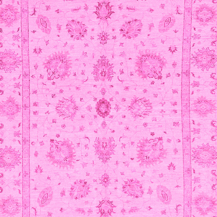 Machine Washable Oriental Pink Traditional Rug, wshabs3961pnk