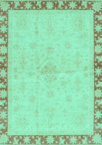 Oriental Turquoise Traditional Rug, abs3962turq