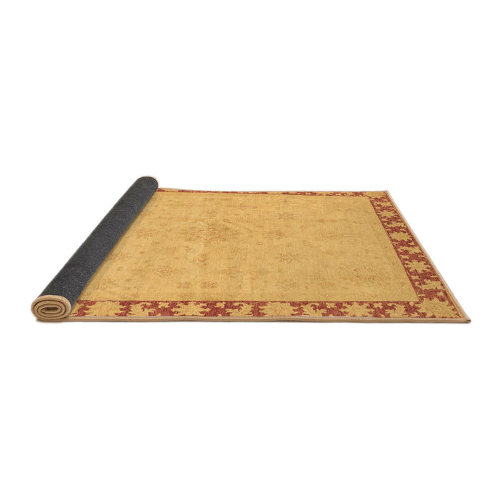Sideview of Oriental Brown Traditional Rug, abs3962brn