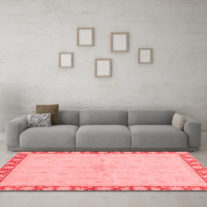 Traditional Red Washable Rugs