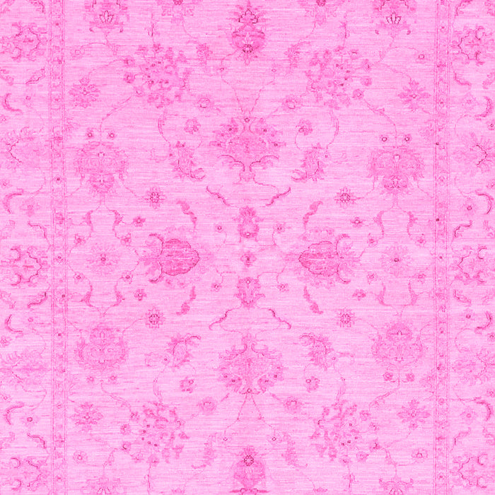 Machine Washable Oriental Pink Traditional Rug, wshabs3963pnk