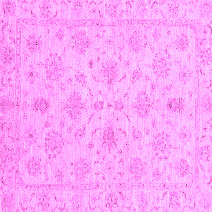 Square Machine Washable Oriental Purple Traditional Area Rugs, wshabs3963pur