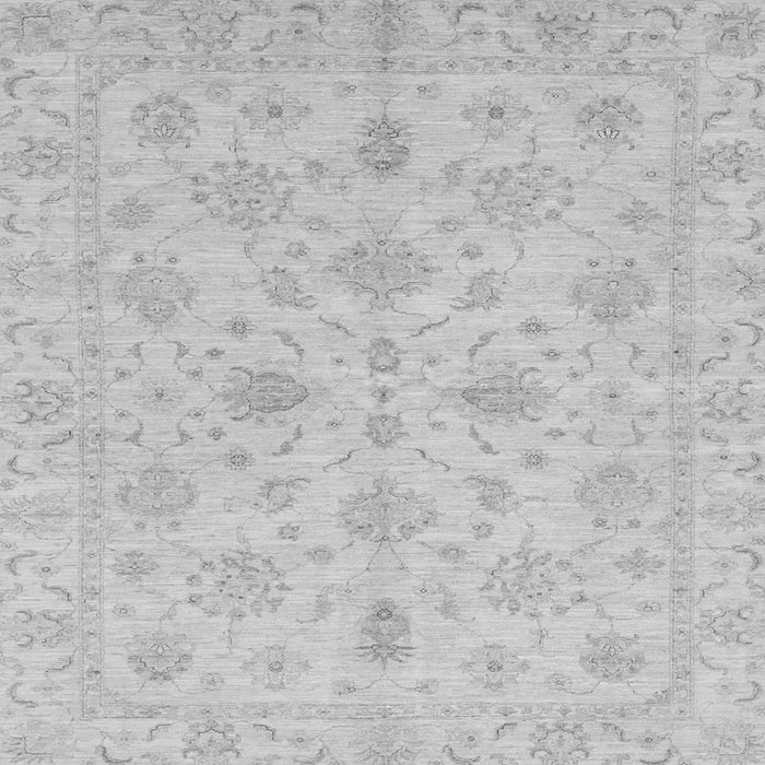 Square Oriental Gray Traditional Rug, abs3963gry