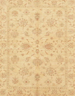 Abstract Mustard Yellow Oriental Rug, abs3963