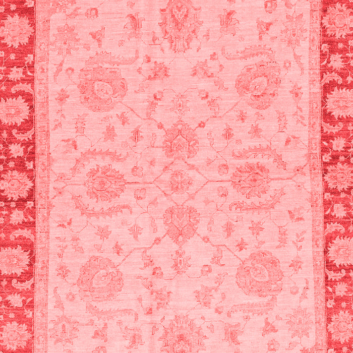 Machine Washable Oriental Red Traditional Rug, wshabs3964red