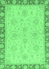 Oriental Emerald Green Traditional Rug, abs3964emgrn