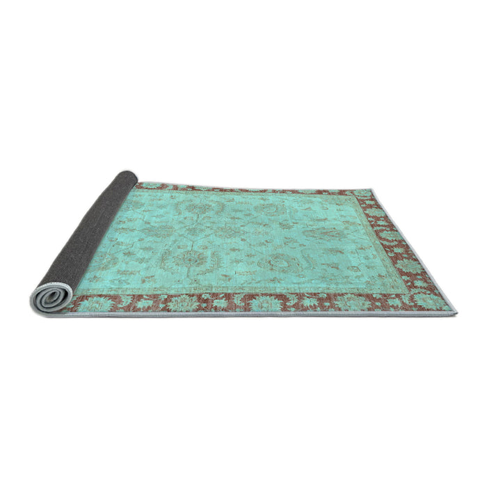 Sideview of Oriental Light Blue Traditional Rug, abs3964lblu