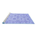 Sideview of Machine Washable Oriental Blue Traditional Rug, wshabs3965blu