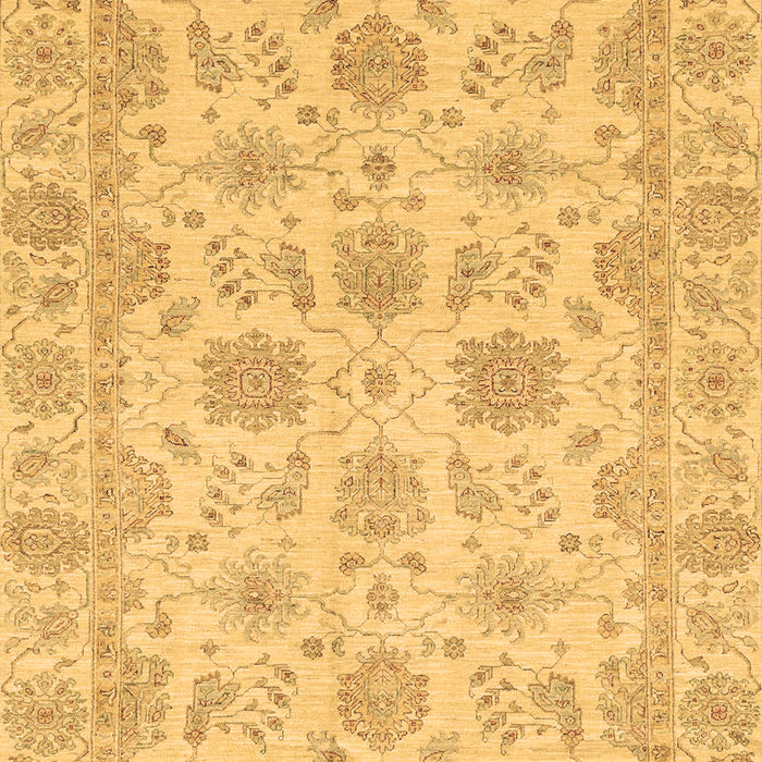 Machine Washable Oriental Brown Traditional Rug, wshabs3965brn