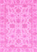 Oriental Pink Traditional Rug, abs3965pnk