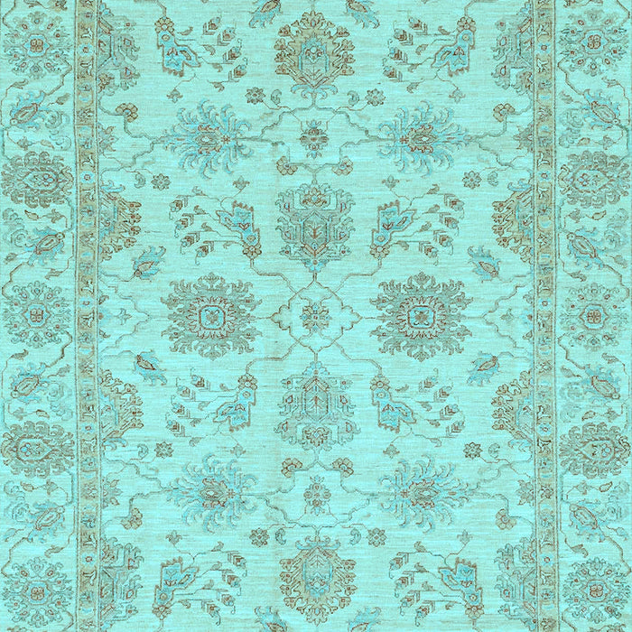 Oriental Light Blue Traditional Rug, abs3965lblu