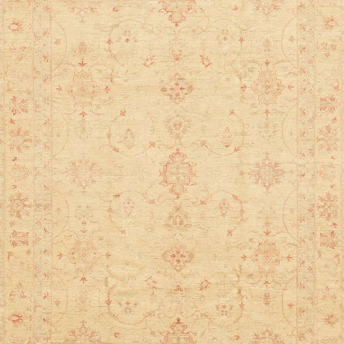 Abstract Mustard Yellow Oriental Rug, abs3967
