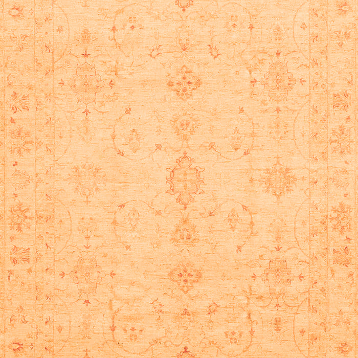 Oriental Orange Traditional Rug, abs3967org