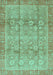 Oriental Turquoise Traditional Rug, abs3968turq